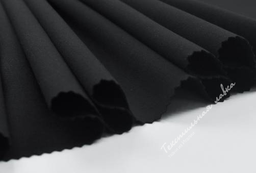 Костюмная ткань- поливискоза JTC-5194 #black 3