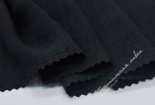 Лен плательно- костюмный JTC-5983 #black 3