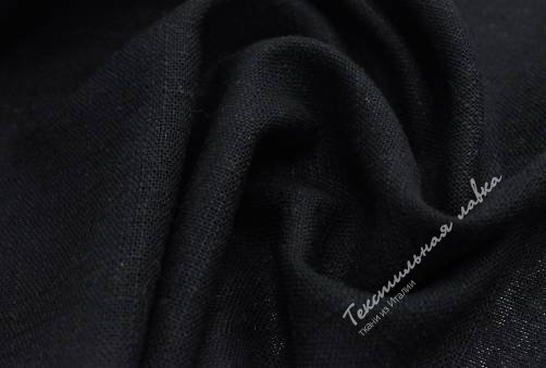 Лён костюмный JTC-5990 #black