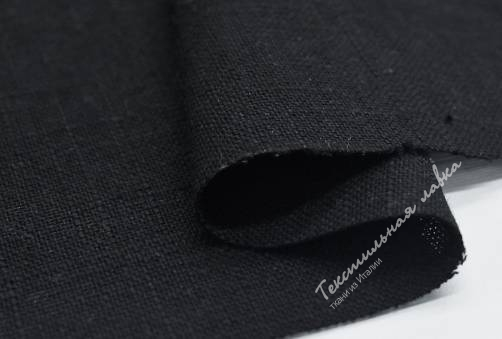 Лён костюмный JTC-5990 #black 2
