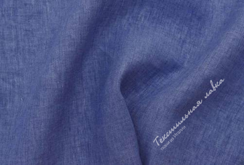 Лён костюмный PURE LINEN #BLU