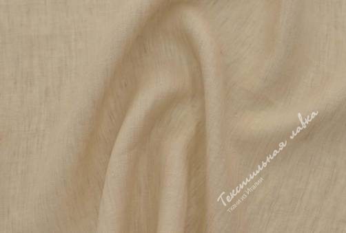 Лён костюмный PURE LINEN #CREMA 2