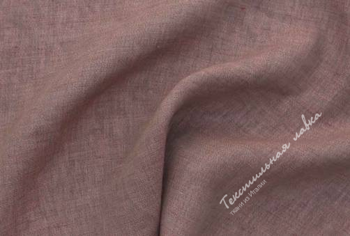 Лён костюмный PURE LINEN #ROSA SCURO