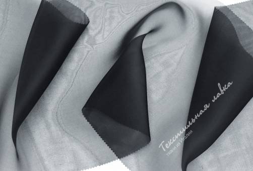 Органза шелковая 8mm silk org #black