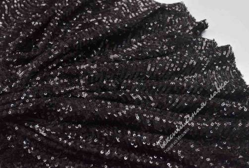 Паетки на сетки JTC-6237 #2 black 2
