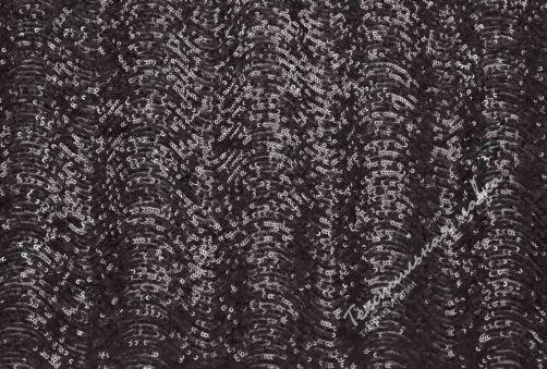 Паетки на сетки JTC-6237 #2 black 5