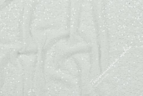 Паетки на шифоне YN-J-18138R #4 White