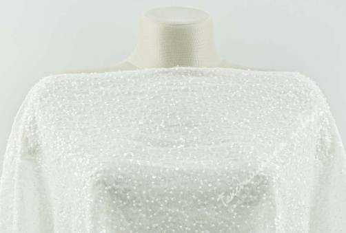 Паетки на шифоне YN-J-18138R #4 White 5