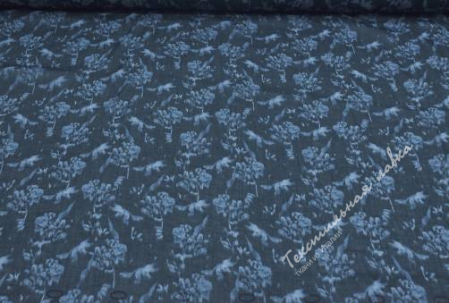 Плательно-блузочная ткань JTC-5795 D#FLOWER#4 5