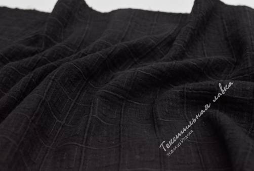Двойной муслин с вышивкой  JTC-6088 #black 5
