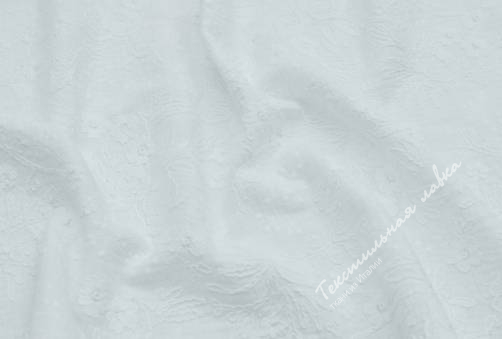 Двойной муслин с вышивкой JTC-6089 #white