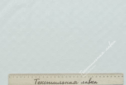Плательно-блузочная ткань с вышивкой JTC-6091 #white 4