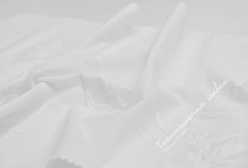 Вышивка на хлопке  JTC-6093 #white 4