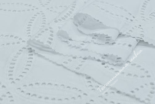 Шитье на хлопке JTC-6094 #white 2