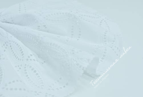 Шитье на хлопке JTC-6094 #white 3