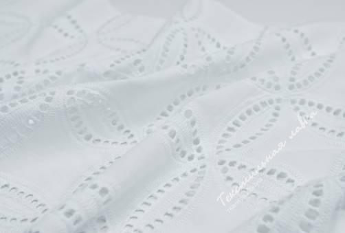 Шитье на хлопке JTC-6094 #white 5