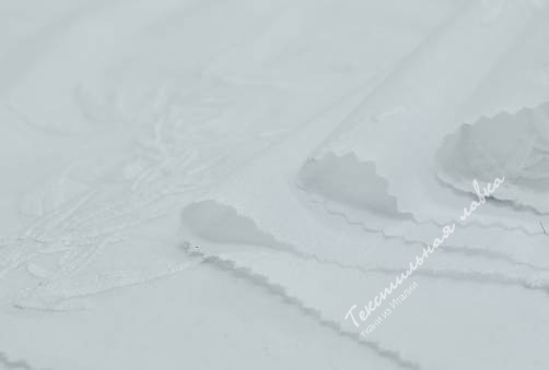 Плательно-блузочная ткань с вышивкой JTC-6096 #white 2