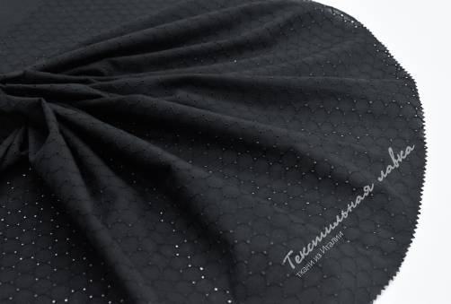 Вышивка на хлопке JTC-6098 #black 3