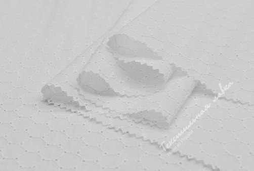 Вышивка на хлопке JTC-6098 #white 2