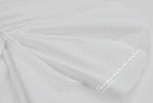 Вышивка на хлопке JTC-6098 #white 3