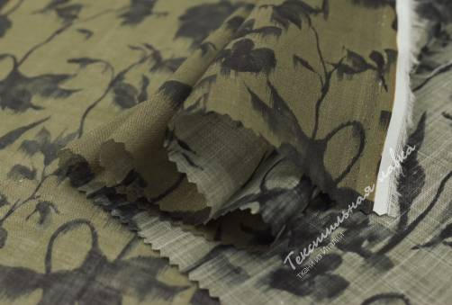 Плательно-блузочная ткань JTC-5795 D#FLOWER#8 2