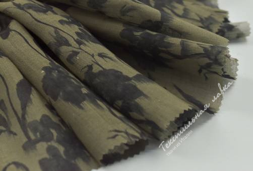 Плательно-блузочная ткань JTC-5795 D#FLOWER#8 3