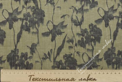 Плательно-блузочная ткань JTC-5795 D#FLOWER#8 5