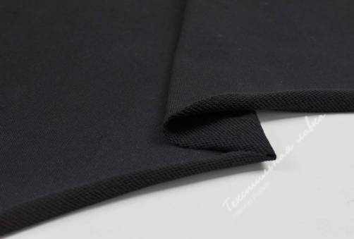 Трикотаж- футер трехнитка MAFI1066#BLACK (компаньон 3203/899711) 3