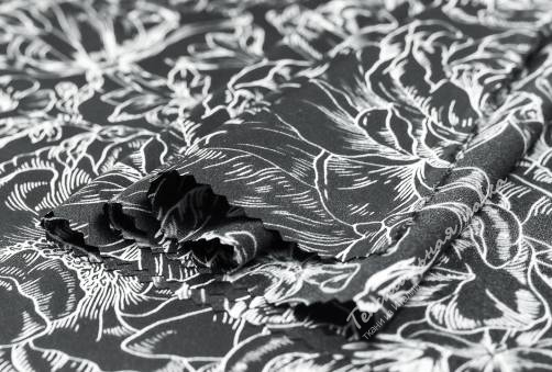 Шелк атласный 16mm SPX D#FLOWERS #12 2