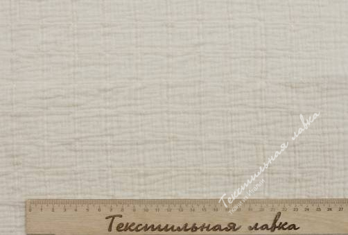 Двойной муслин с вышивкой JTC-6088 #beige 4