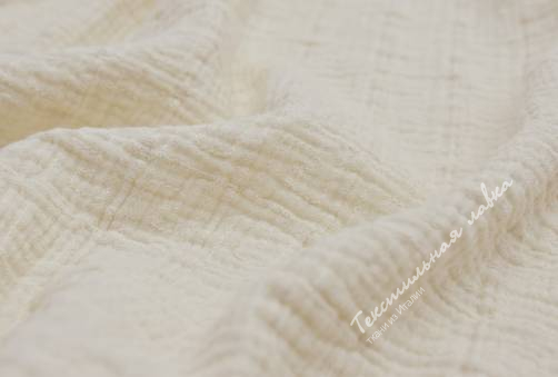 Двойной муслин с вышивкой JTC-6088 #beige 5