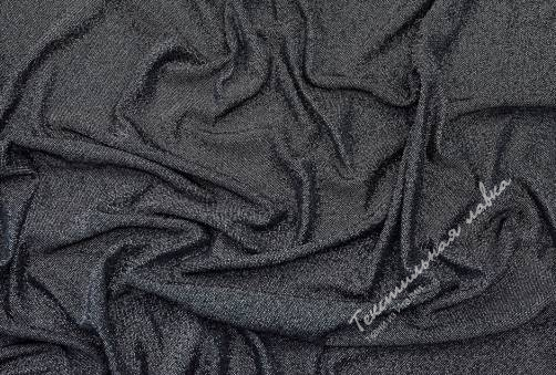 Трикотаж - джерси с люрексом JC-K5253#Black
