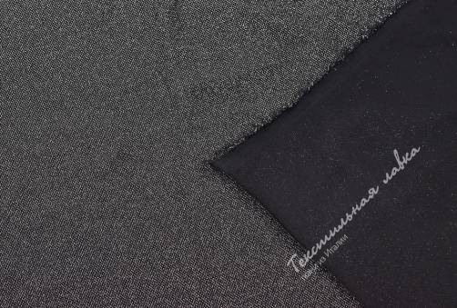 Трикотаж - джерси с люрексом JC-K5253#Black 3