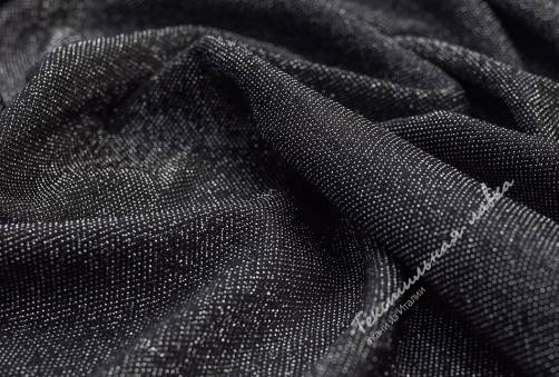 Трикотаж - джерси с люрексом JC-K5253#Black 4