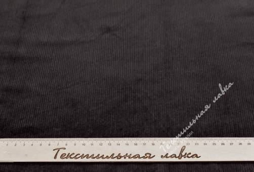 Вельвет хлопковый в мелкий рубчик  JTC-5931#Black 4